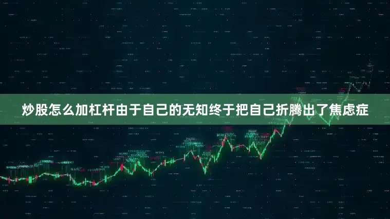 炒股怎么加杠杆由于自己的无知终于把自己折腾出了焦虑症